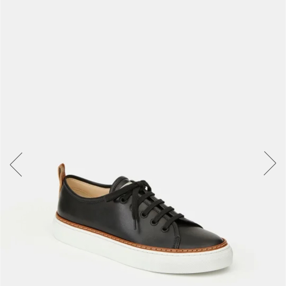 Lafayette 148 New York Black Sneakers Sleek Design